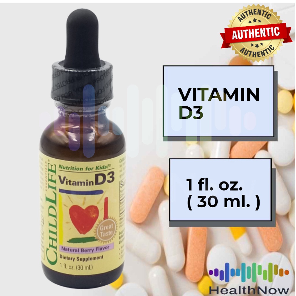 Child Life Vitamin D3 Natural Berry Flavor 1 fl oz (30 ml) Shopee Philippines