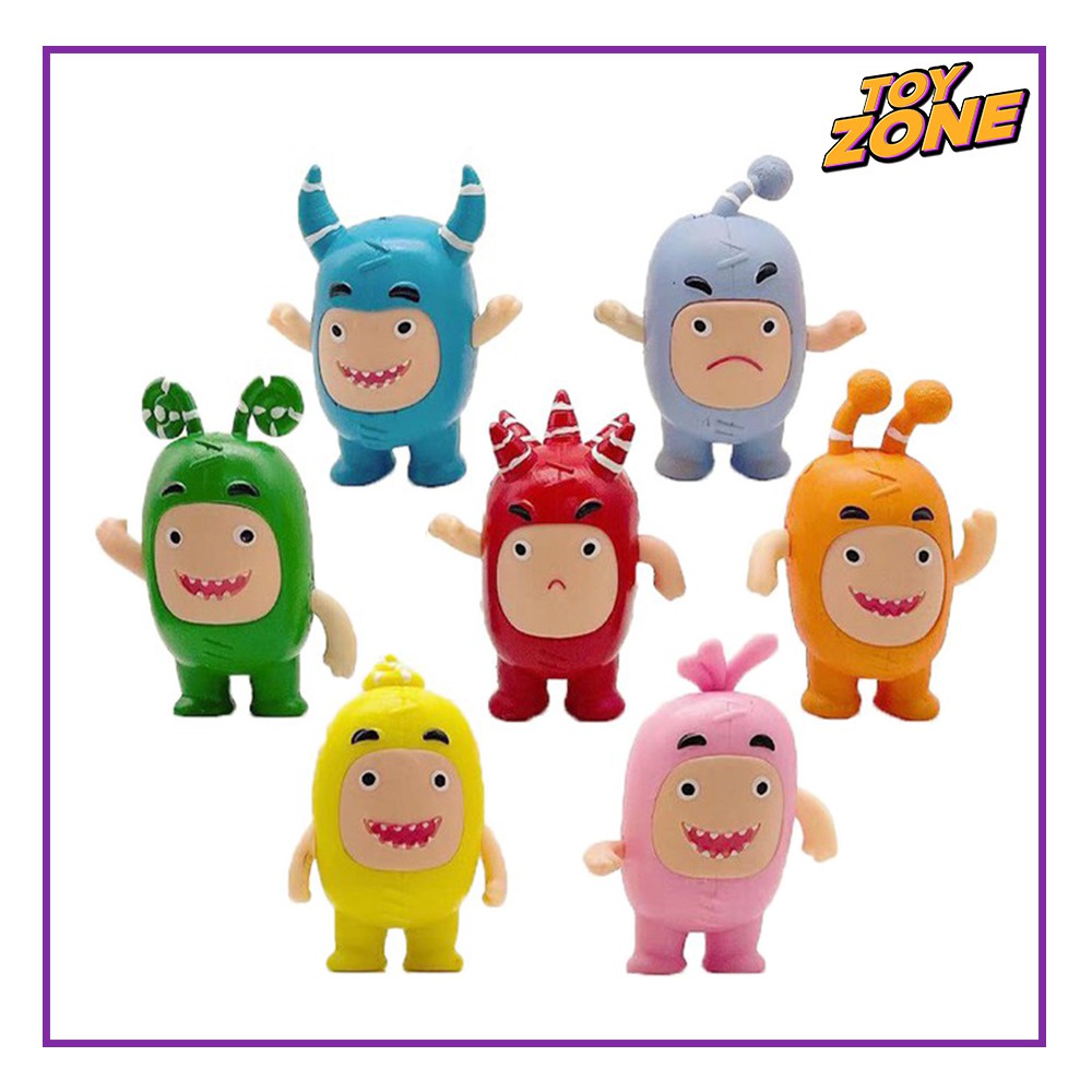 Oddbods Cuddly Toy Figure Newt Bubbles Pogo Zee Jeff Fuse Slick ...