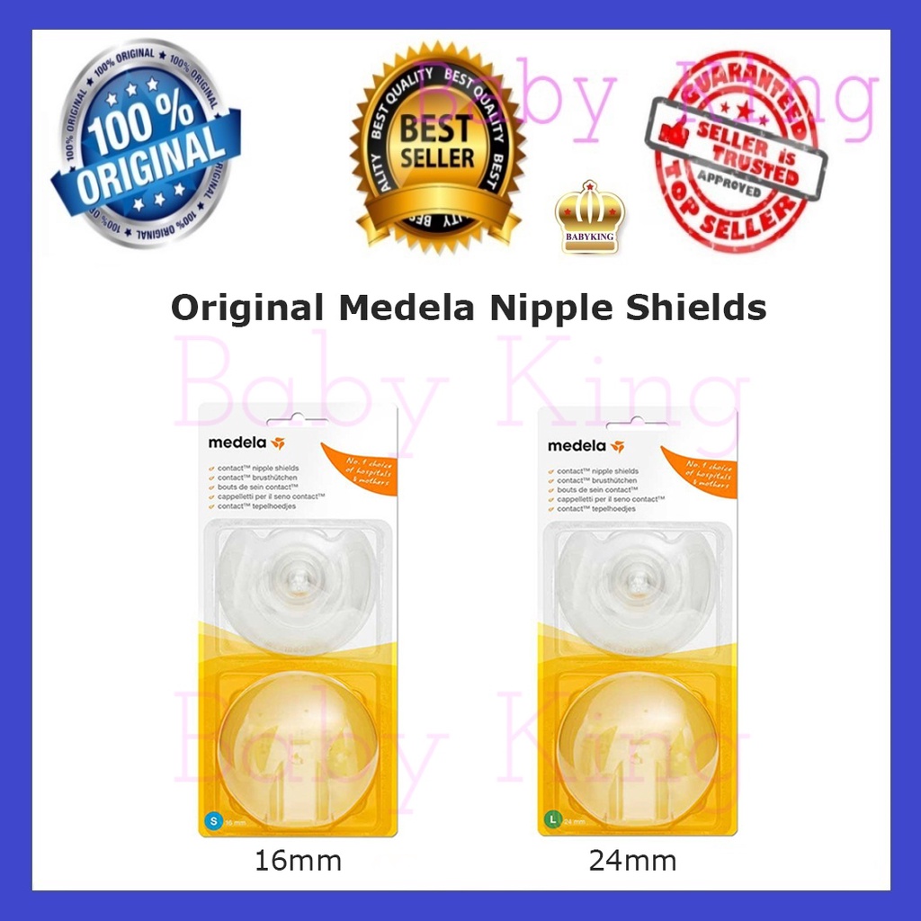 Medela Contact Nipple Shield Shields (With Cover Box) + 3 Sizes Choice ...