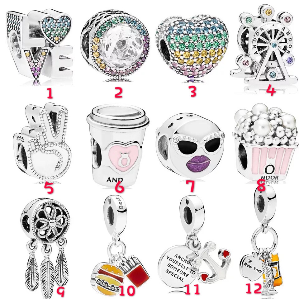 COD Bracelet Accessories Loose Beads Alloy Large Hole Spot Drilling Oil