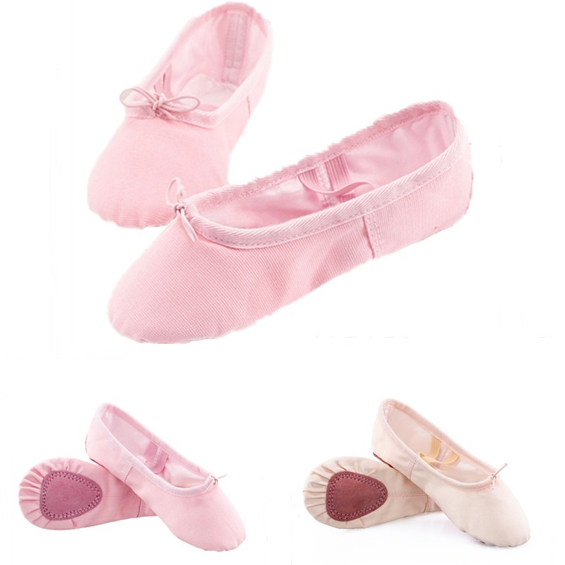 Canvas ballerina pumps sale