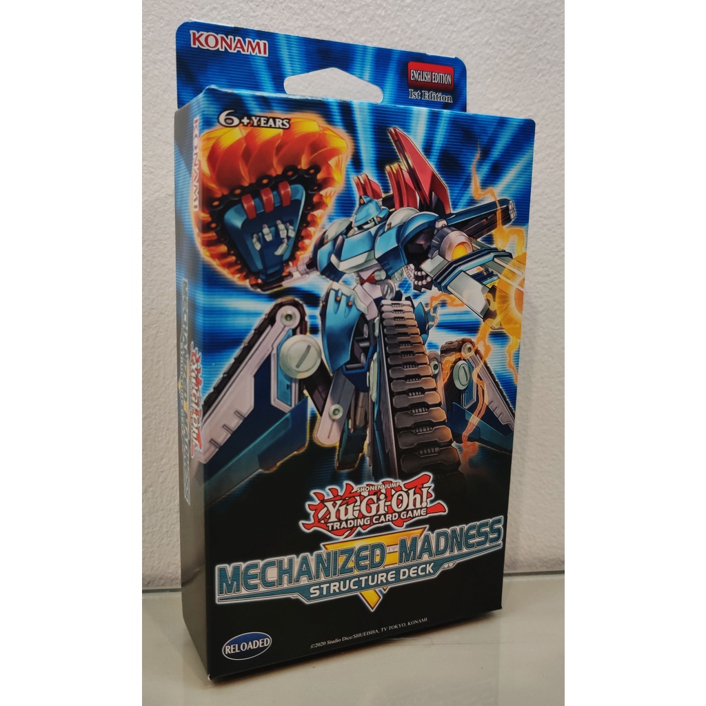 YuGiOh! TCG Mechanized Madness Structure Deck Shopee Philippines