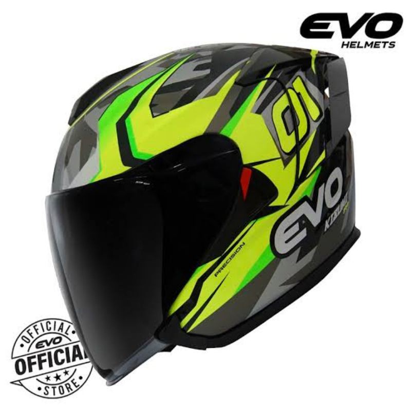 Evo helmet sale neon green