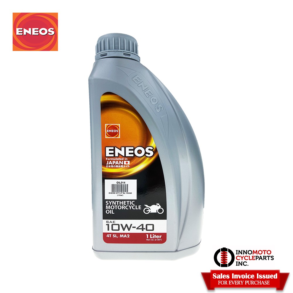 Eneos Motorcycle Oil Japan 4T SL 10W40 1 Liter * New Packaging