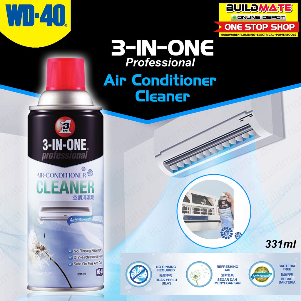WD40 3INONE Professional Air Conditioner Cleaner with Anti Bacteria