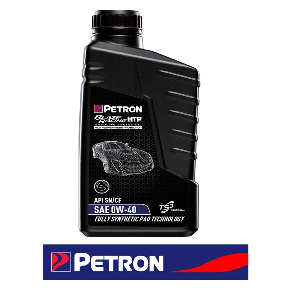 Petron Blaze Racing HTP Fully Synthetic Gasoline Engine Oil SAE 0W-40 ...