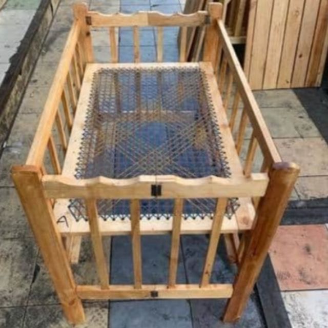 Hardwood baby cribs clearance