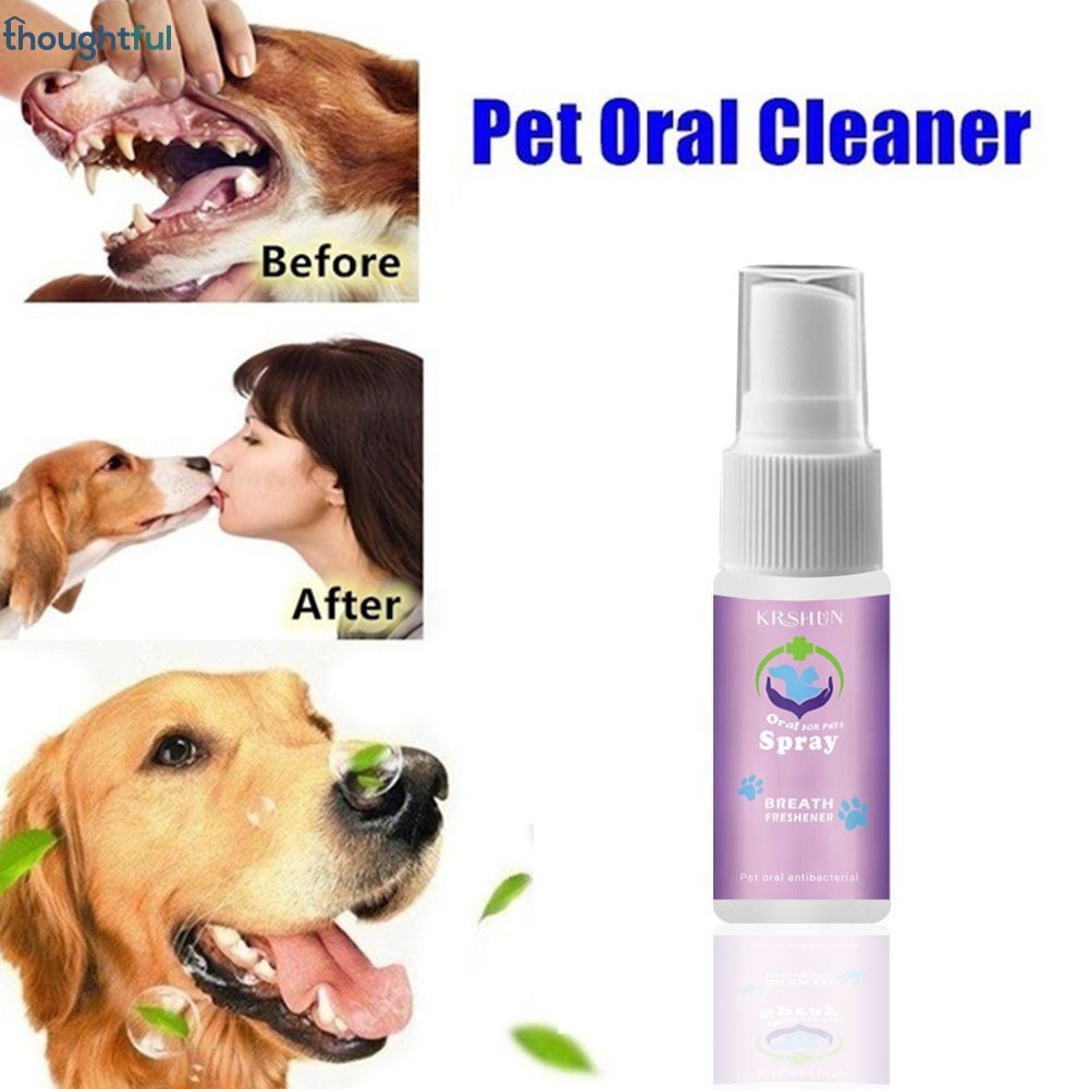 Natural Pet Dental Spray Pet Breath Spray Plaque Tartar No