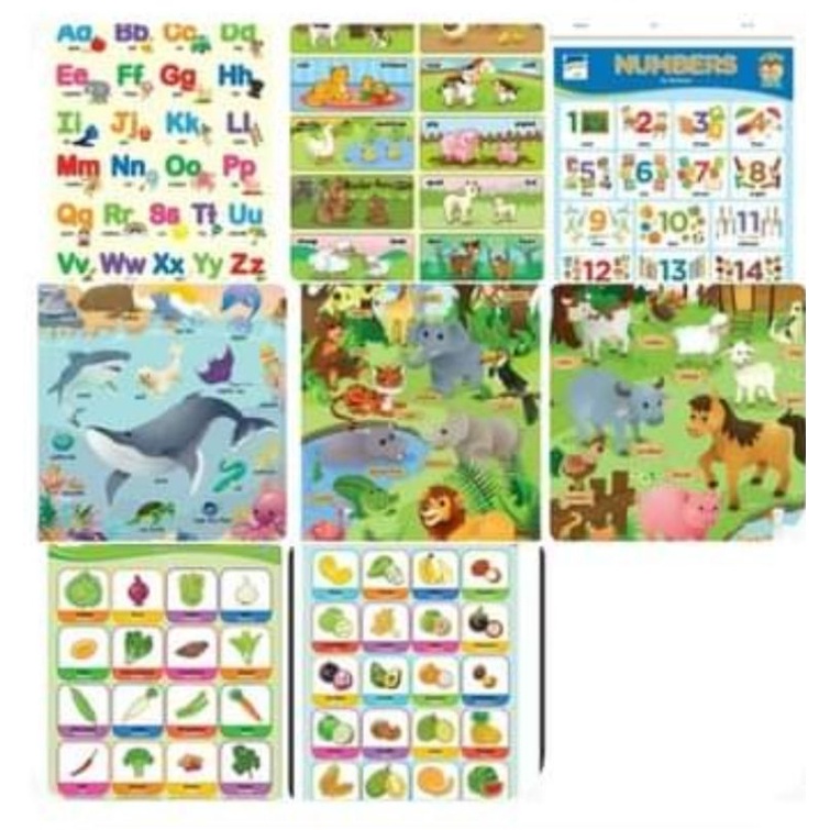 9 Joytoy Posters And 5 Smart Kids Boardbooks Shopee Philippines