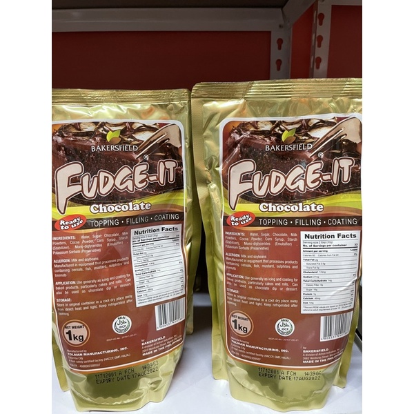 BAKERSFIELD Fudge it UBE CARAMEL CHOCO YEMA Shopee Philippines