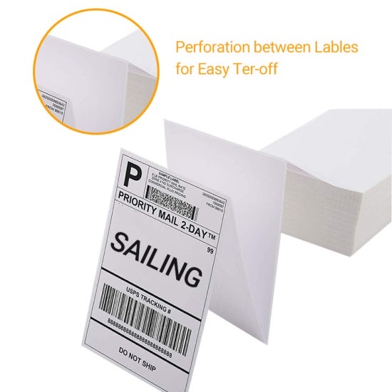 WAYBILL THERMAL PAPER STICKER / PARCEL STICKER 100 x 150mm A6 Size ...