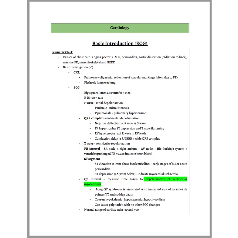 ALL Medical Extra Reading Notes (googledrive - PDF) | Shopee Philippines