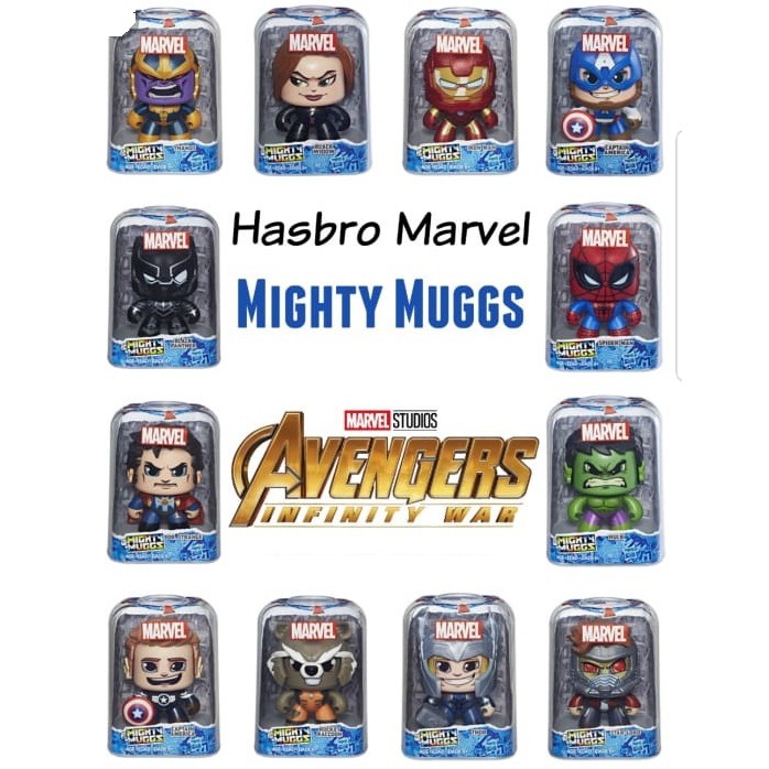 The Avengers Mini Muggs: Captain America E Teschio Rosso - Set 2 Action Figure Per Bambini