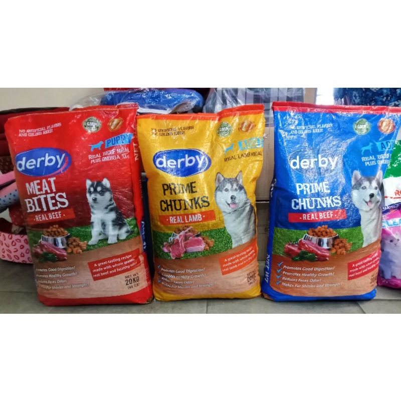 Derby Dog Food for Puppy/Adult Dogs Repacked 1kg. Shopee Philippines