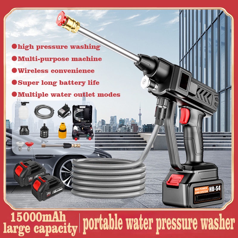 air compressor 24V Pressure Washer Cordless Car Washer Power Spray Wash
