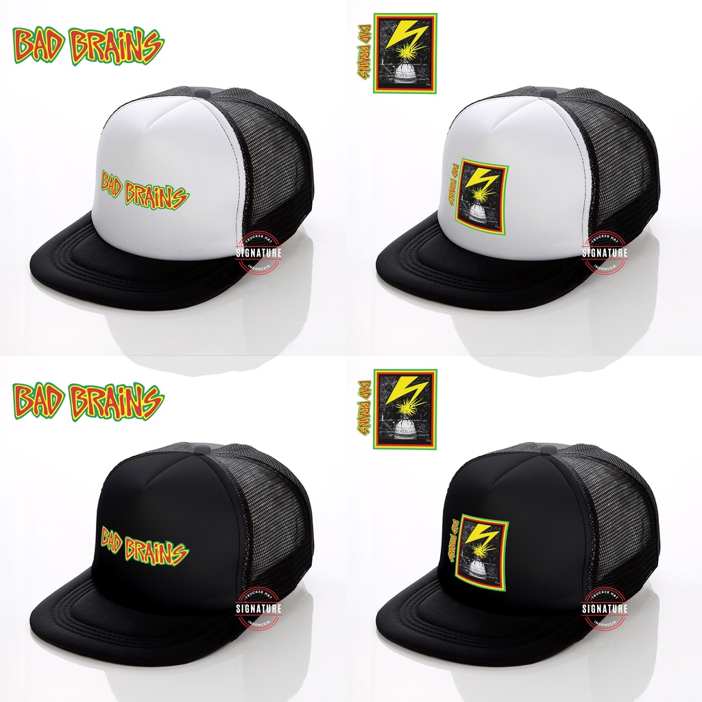 Snapback Hat/Bad Brain/Snapback Mesh Hat/Band Hat/Metal Hat/Screen