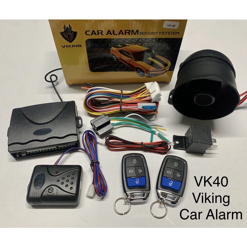 Viking VK40 Car Alarm and Door Central Lock Package Shopee Philippines