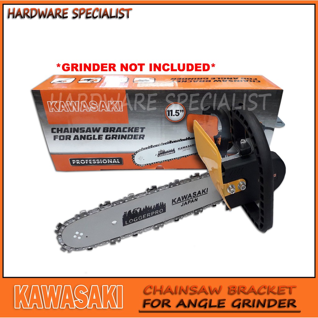 Chainsaw Bracket for Angle Grinder Kawasaki T-954C or Hoyoma