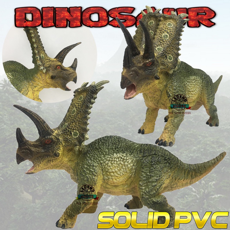 Jurassic World Dinosaur Pentaceratops Simulation Model Solid PVC Figure ...