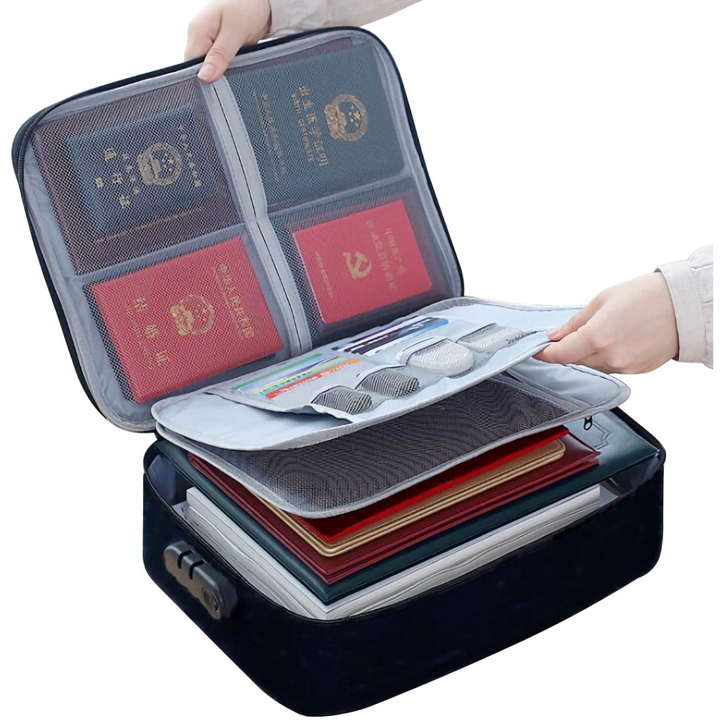 A4 LETTER SIZE DOCUMENT HOLDER, PORTABLE ORGANIZER FOR PASSPORT, LEGAL