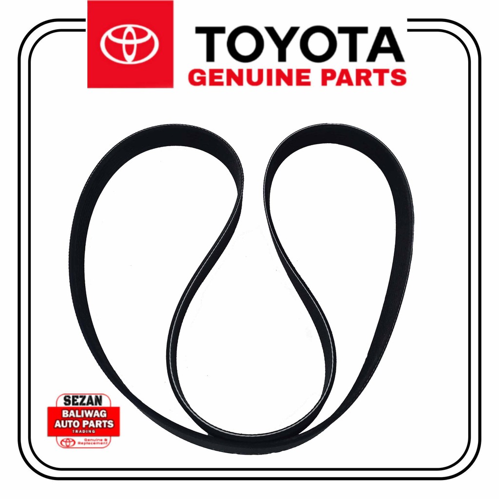 ORIGINAL TOYOTA DRIVE BELT FAN BELT ALTERNATOR BELT FORTUNER HILUX ...