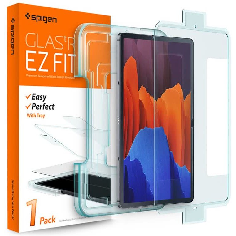 Spigen Galaxy Tab S8 Plus / Galaxy Tab S7 Plus Screen Protector EZ FIT