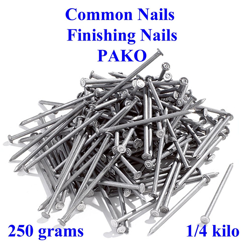 Pako / Common Nails / Finishing Nails / Construction Nail 250 grams 1/4