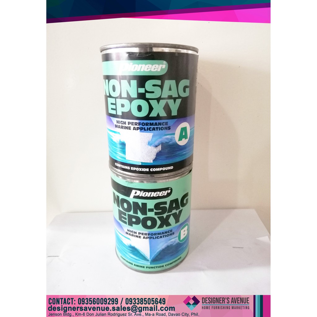 Pioneer Non-Sag High Performance Epoxy Pint 800G | Shopee Philippines