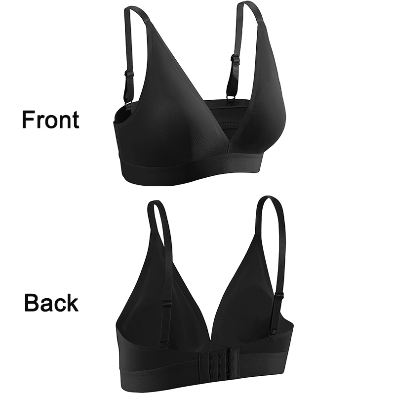 Finetoo Deep V Sexy Women Seamless Bra Underwear Push Up Bralette