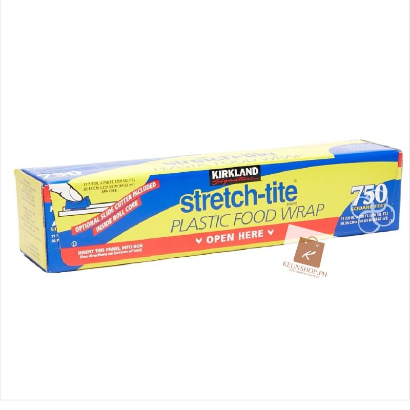 Kirkland Signature Stretchtite Plastic Food Wrap 750 sq. ft. Shopee Philippines
