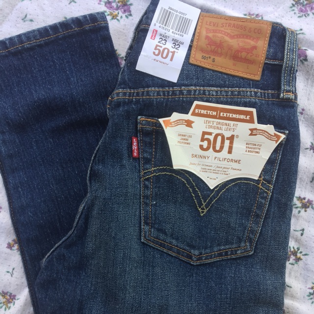 Levi's 501 skinny filiforme hotsell stretch extensible