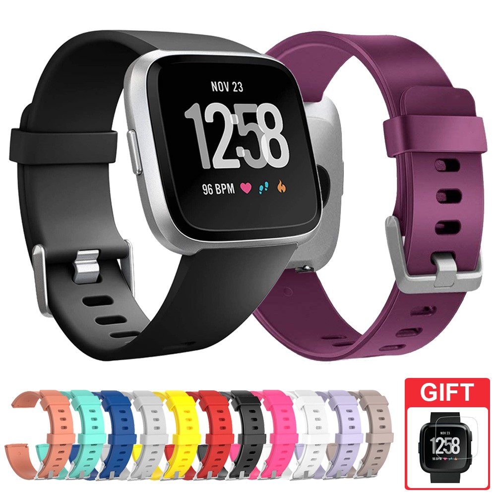 Compatible with Fitbit Versa 2 /Versa / Versa Lite Soft Silicone ...