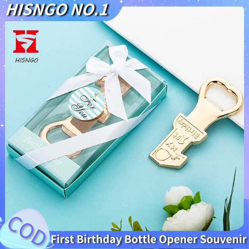 【Local Delivery】 1st Birthday Souvenir for Baby Christening Bottle ...