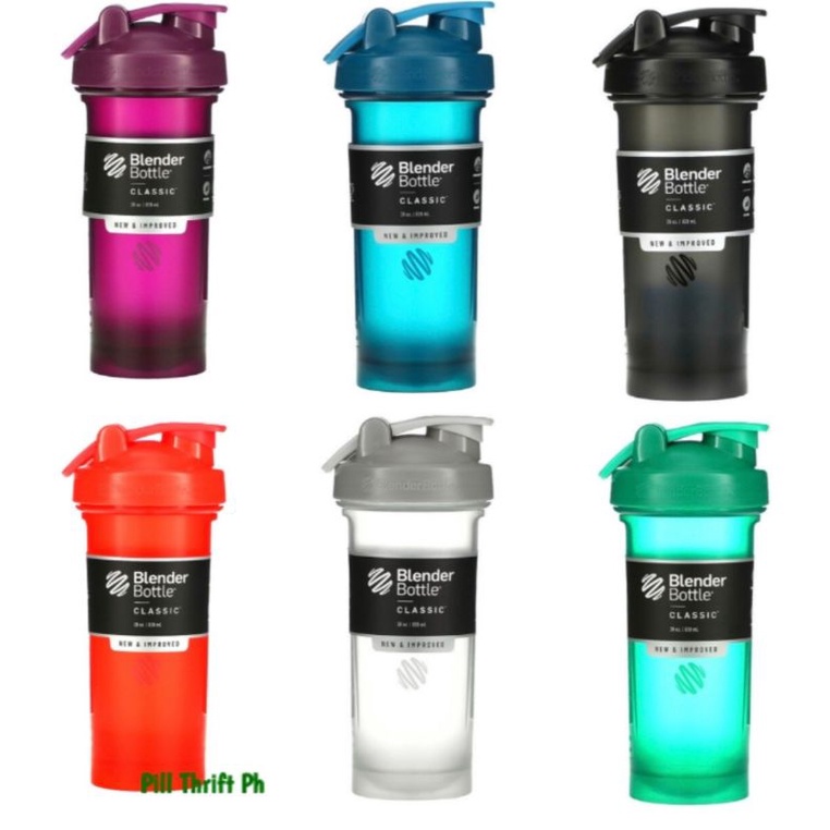 Blender Bottle Classic with Loop, Black, 28 oz (828 ml) / Shaker