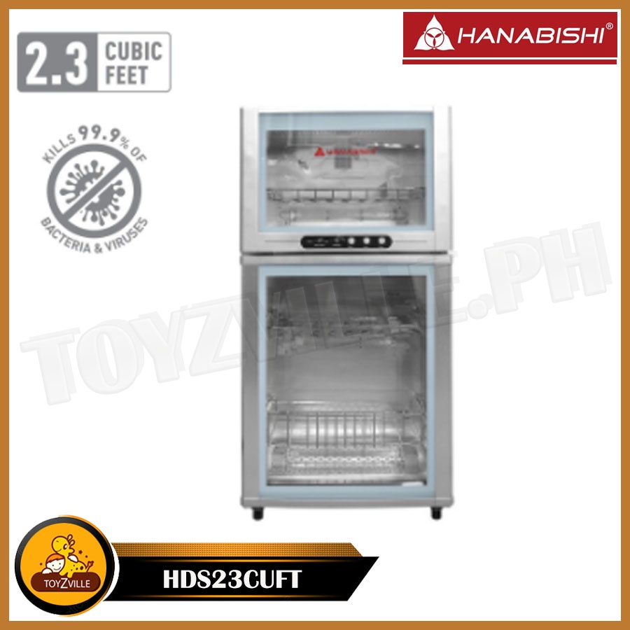 Hanabishi Dish Sterilizer HDS23CUFT 2.3 cuft Table Top Dish Washer