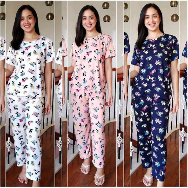 Pajama Terno Sleep wear plus size Shopee Philippines