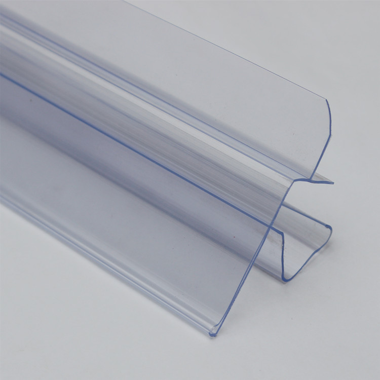 10 Pcs Wooden Shelf Label Holder with Baffle Transparent Plastic Price ...