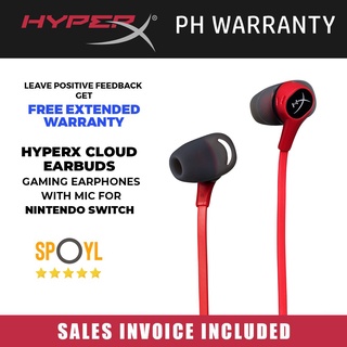 Auriculares In-ear Gamer HyperX Cloud Earbuds Compatibles con Nintendo  Switch
