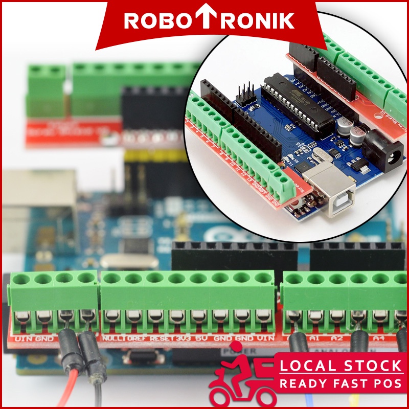 Screw Shield V2 - Terminal Expansion Board, Compatible Arduino UNO R3 ...