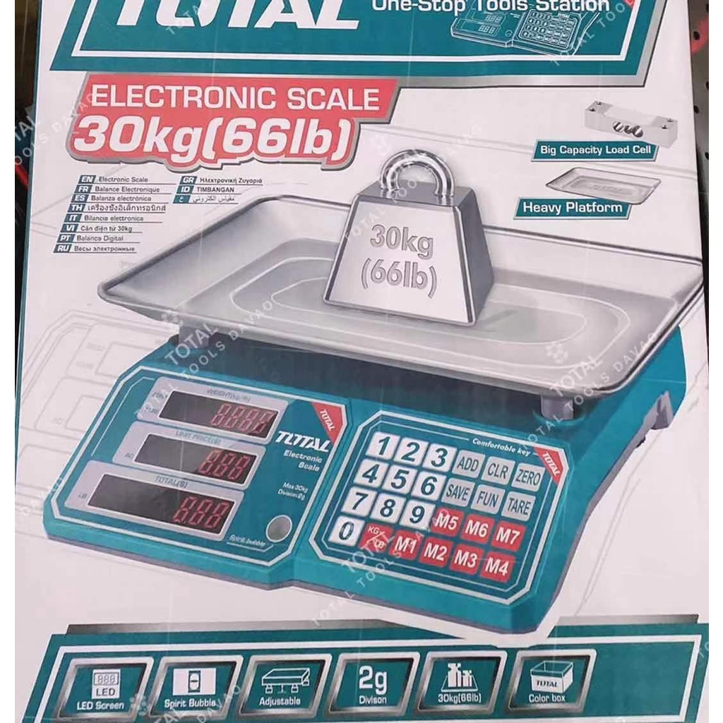 TOTAL ELECTRONIC SCALE 30Kg (TESA3301) Shopee Philippines