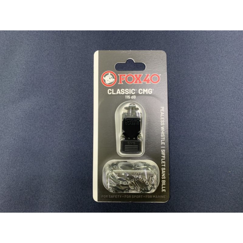 Whistle Black FOX 40 Classic CMG 115DB Sport Emergency Blowing ...