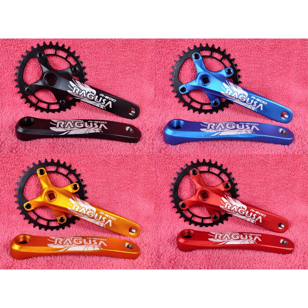 Ragusa R600 R500 Alloy Bicycle Crank 34T 36T Square Type Mountain Bike