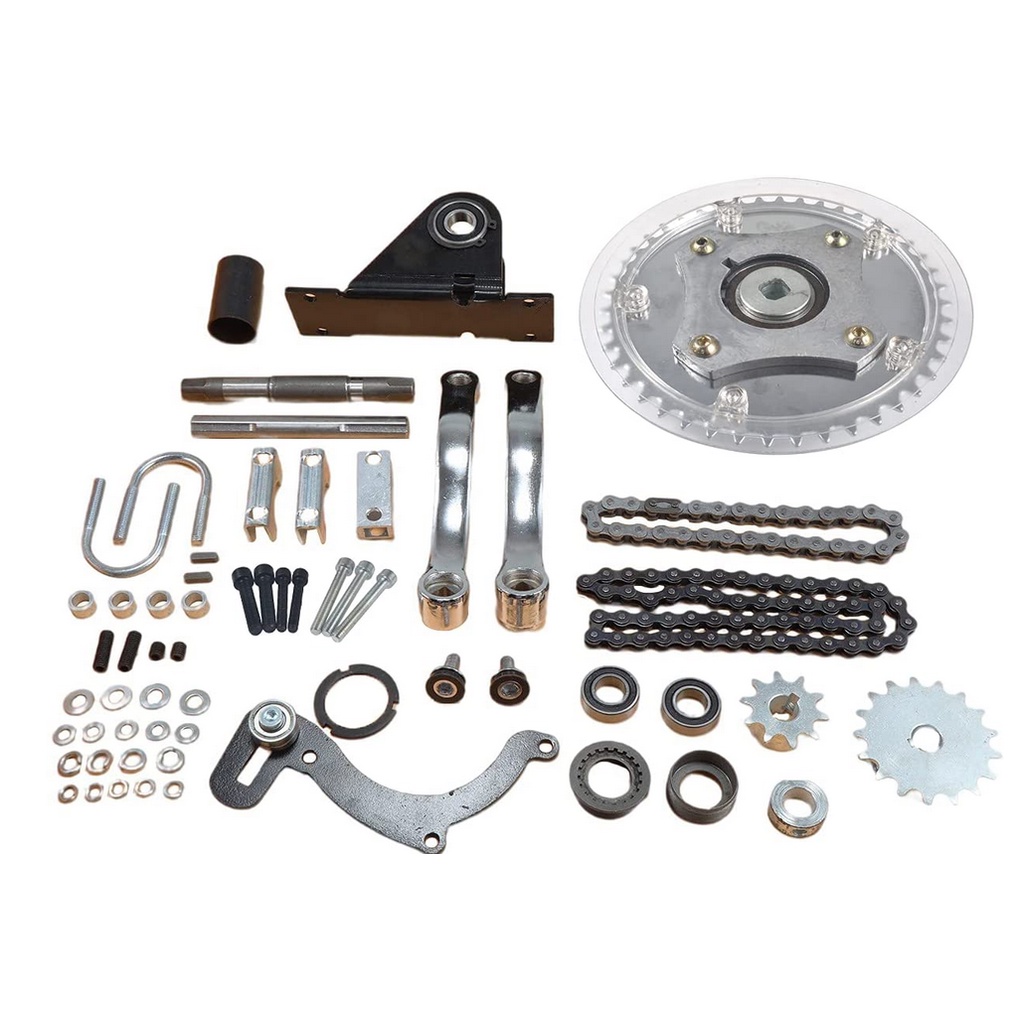 Motorized bicycle store jackshaft kit