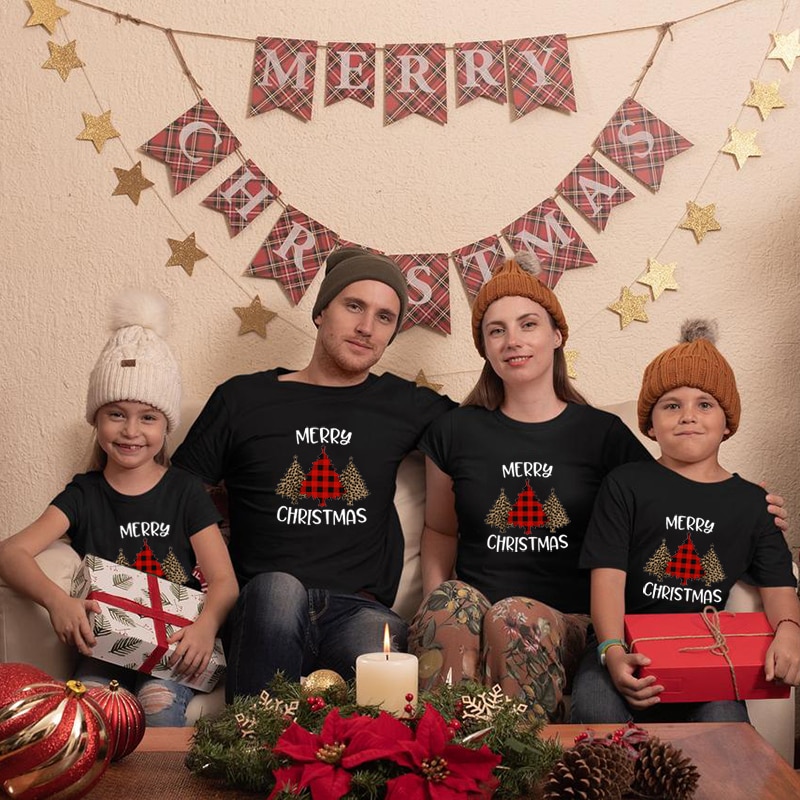 Kids matching best sale christmas shirts