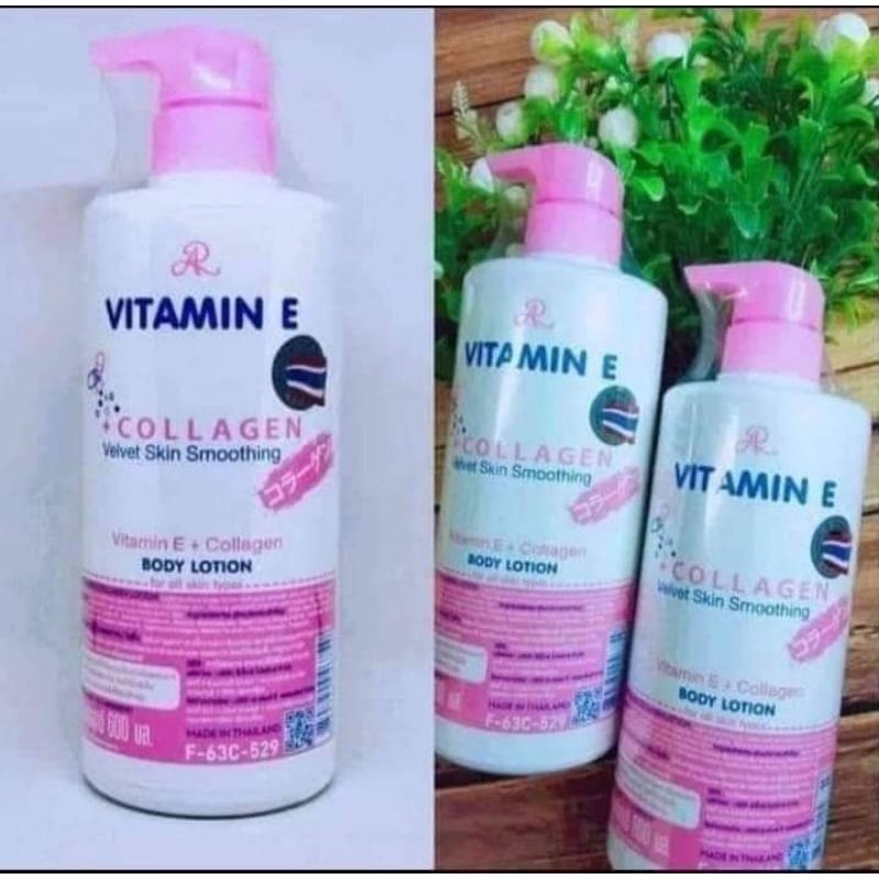 ORIG AR Vitamin E Lotion Collagen 600mL Shopee Philippines