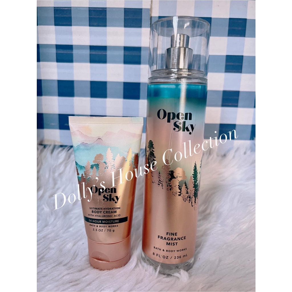 100% original from USA - Bath and Body works (Open sky body mist and ...