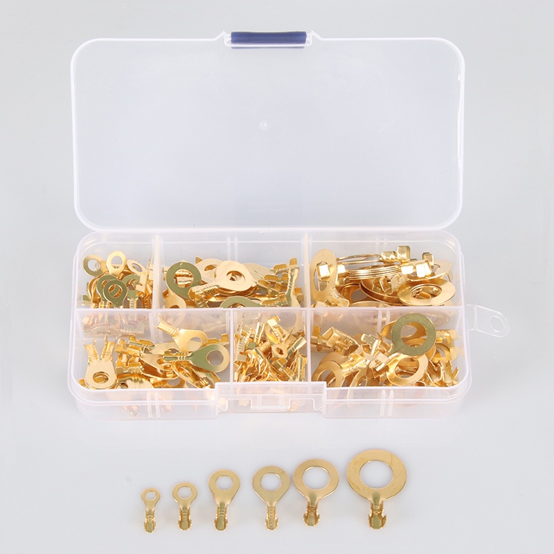 150 Pcs Car Terminal Ring Cable Connecting Electrical Connector Kit 3.2 ...