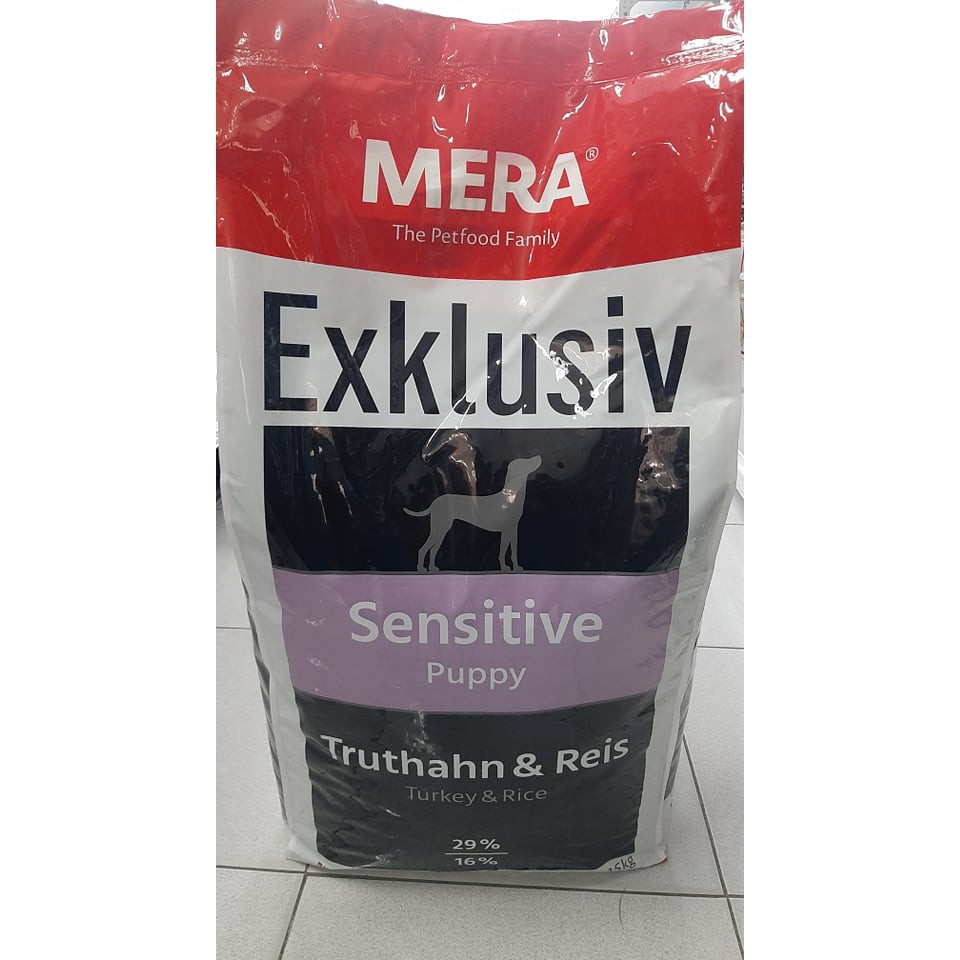 Mera Exklusiv Sensitive Puppy Dog Food Turkey and Rice 15kg Shopee Philippines