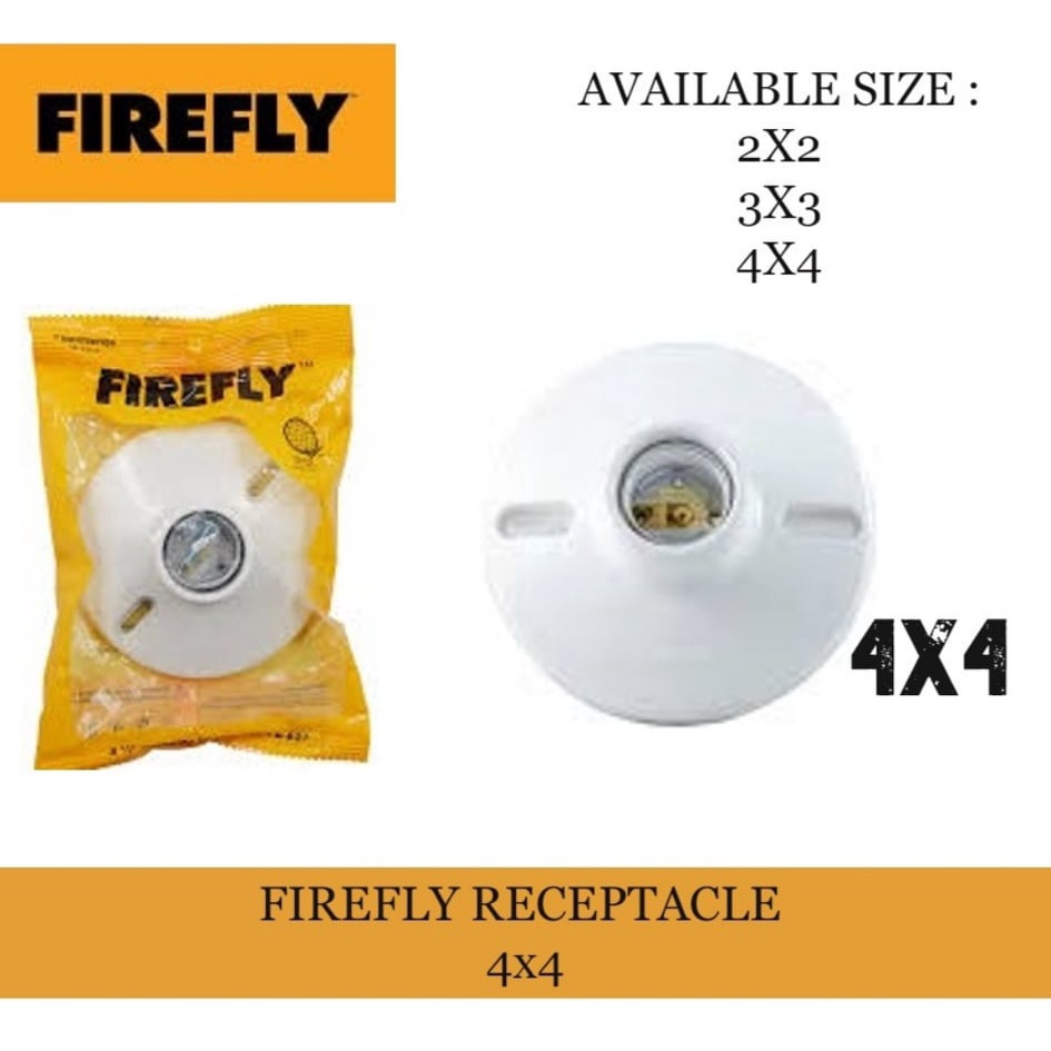 RECEPTACLE FIREFLY (2X2 3X3 4X4)BUKILYA | Shopee Philippines