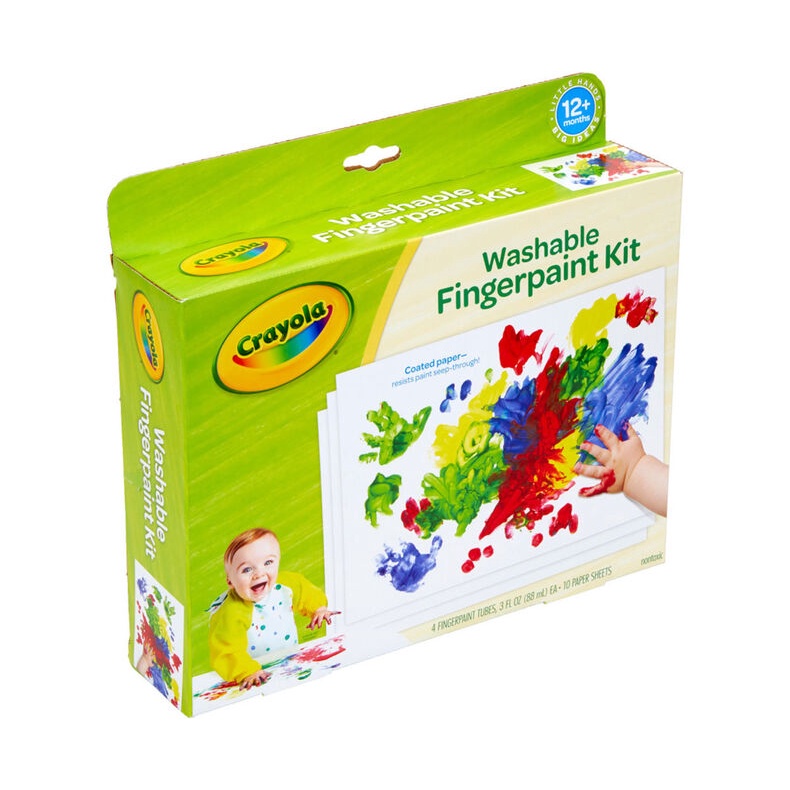 Crayola Finger Painting Kit Finger Paint For young children (1 year and ...